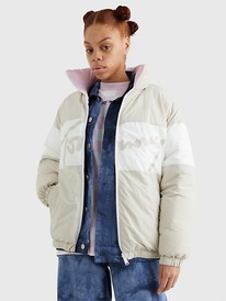 TH ������������ REVERSIBLE LOGO PUFFER French Orchid/Multi
