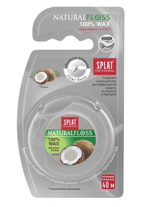 SPLAT ���� ������ �������� Dental Floss Natural Wax � �������� ������