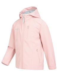 Mountainwarehouse UK Kids Lightweight Water-Resistant Softshell Light Pink