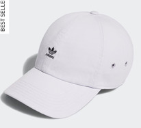 Adidas RELAXED MINI LOGO HAT Silver / Black
