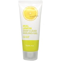 Farmstay ������-������ � ���������� ������ Real Lemon Deep Clear Peeling Gel