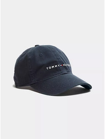 TomH EMBROIDERED TOMMY LOGO BASEBALL CAP Sky Captain