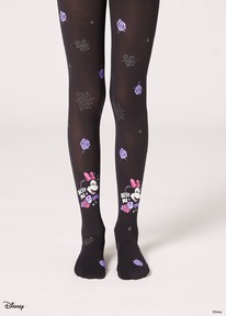 calzedonia esp Pantis Estampado Minnie Disney de Nia 5322 - negro estampado minn
