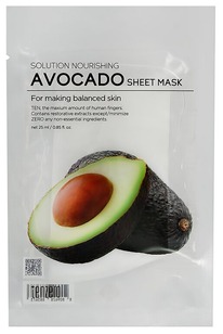 ����� �������� � ���������� ������� TENZERO Solution Nourishing Avocado Sheet Ma