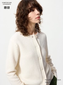 uniqlo Wollmix Strickjacke (Rundhals)