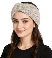 outlet46 ZWILLINGSHERZ Strick-Stirnband Stirnband mit Wolle Kopfbedeckung Grobst