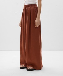 oysho Weite Hose aus 100 % Leinen 0334/473/353