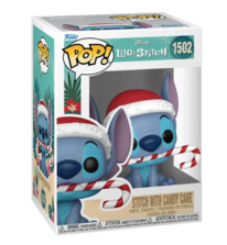 mueller Funko Disney - Lilo & Stitch- Stitch with Candy Cane Holiday Vinyl