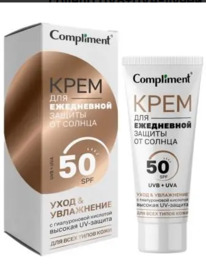 COMPLIMENT ���� ��� ���������� ������ �� ������ UVB+UVA-����� SPF-50